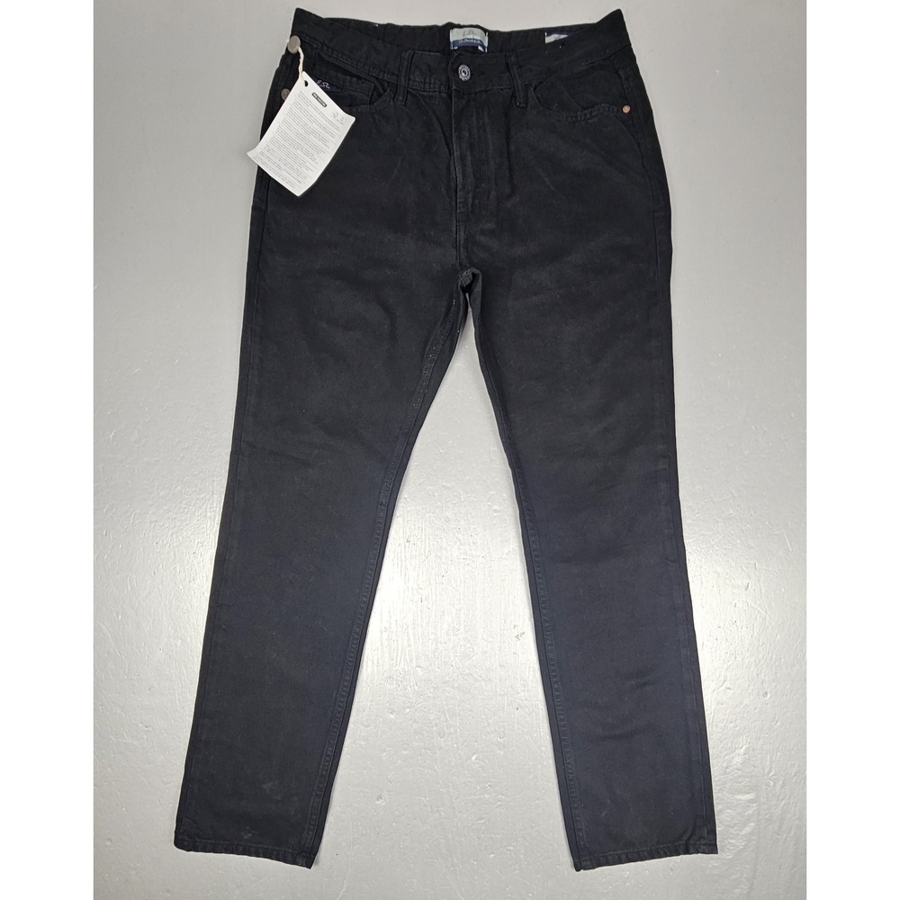 YES ZEE Jeans‎ Mens 32x30 P615 Black Loose Fit Casual Preppy Denim NWT